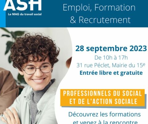 Salon ASH à Paris 2023 consacré aux formations du social et médico-social